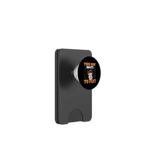 Flugzeug: Dieser Junge will fliegen! Für Flughafen PopSockets PopWallet für MagSafe von Cute Airplane Designs For Girls And Boys