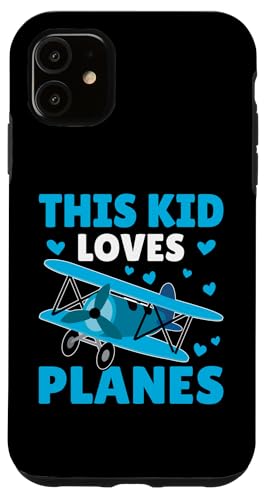 Flugzeug: Dieses Kind liebt Flugzeuge Hülle für iPhone 11 von Cute Airplane Designs For Girls And Boys