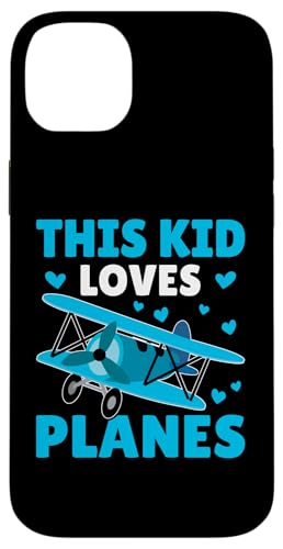 Flugzeug: Dieses Kind liebt Flugzeuge Hülle für iPhone 14 Plus von Cute Airplane Designs For Girls And Boys