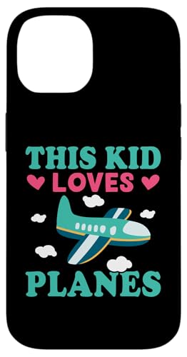 Flugzeug: Dieses Kind liebt Flugzeuge Hülle für iPhone 14 von Cute Airplane Designs For Girls And Boys