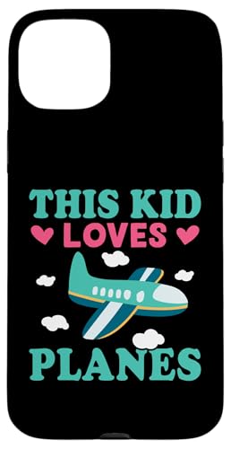 Flugzeug: Dieses Kind liebt Flugzeuge Hülle für iPhone 15 Plus von Cute Airplane Designs For Girls And Boys