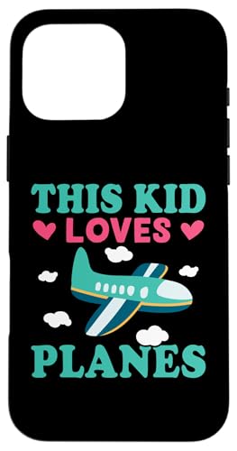 Flugzeug: Dieses Kind liebt Flugzeuge Hülle für iPhone 16 Pro Max Flugzeug: Dieses Kind liebt Flugzeuge Hülle für iPhone 16 Pro Max von Cute Airplane Designs For Girls And Boys