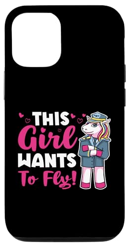 Flugzeug: Dieses Mädchen will fliegen! Für Flughafen Hülle für iPhone 12/12 Pro von Cute Airplane Designs For Girls And Boys