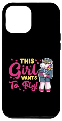 Flugzeug: Dieses Mädchen will fliegen! Für Flughafen Hülle für iPhone 12 Pro Max von Cute Airplane Designs For Girls And Boys