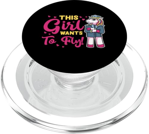 Flugzeug: Dieses Mädchen will fliegen! Für Flughafen PopSockets PopGrip für MagSafe Flugzeug: Dieses Mädchen will fliegen! Für Flughafen PopSockets PopGrip für MagSafe von Cute Airplane Designs For Girls And Boys