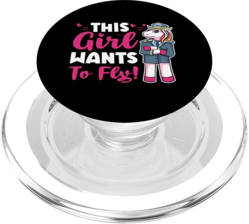 Flugzeug: Dieses Mädchen will fliegen! Für Flughafen PopSockets PopGrip für MagSafe Flugzeug: Dieses Mädchen will fliegen! Für Flughafen PopSockets PopGrip für MagSafe von Cute Airplane Designs For Girls And Boys