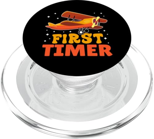 Flugzeug: Erster Timer für Flughafen PopSockets PopGrip für MagSafe Flugzeug: Erster Timer für Flughafen PopSockets PopGrip für MagSafe von Cute Airplane Designs For Girls And Boys