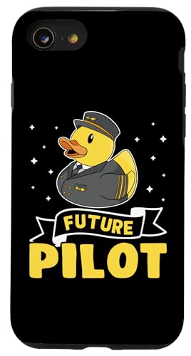 Flugzeug: Future Pilot Hülle für iPhone SE (2020) / 7 / 8 von Cute Airplane Designs For Girls And Boys