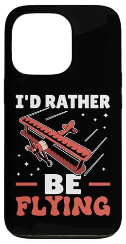 Flugzeug: I'd Rather Be Flying Hülle für iPhone 13 Pro von Cute Airplane Designs For Girls And Boys