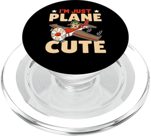 Flugzeug: I'm Just Plane Cute PopSockets PopGrip für MagSafe Flugzeug: I'm Just Plane Cute PopSockets PopGrip für MagSafe von Cute Airplane Designs For Girls And Boys