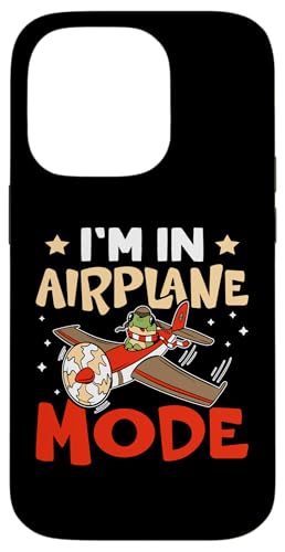 Flugzeug: Ich bin im Flugzeugmodus für Flughafen Hülle für iPhone 14 Pro von Cute Airplane Designs For Girls And Boys