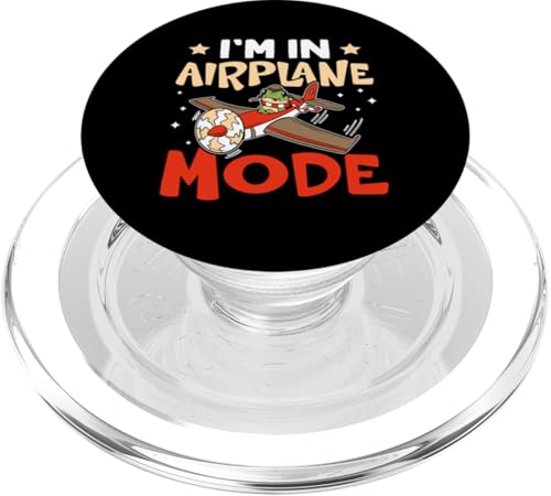 Flugzeug: Ich bin im Flugzeugmodus für Flughafen PopSockets PopGrip für MagSafe Flugzeug: Ich bin im Flugzeugmodus für Flughafen PopSockets PopGrip für MagSafe von Cute Airplane Designs For Girls And Boys