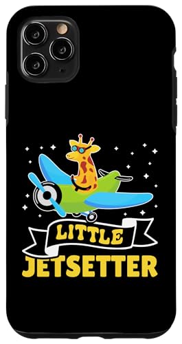 Flugzeug: Little Jetsetter für Flughafen Hülle für iPhone 11 Pro Max von Cute Airplane Designs For Girls And Boys