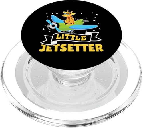 Flugzeug: Little Jetsetter für Flughafen PopSockets PopGrip für MagSafe von Cute Airplane Designs For Girls And Boys
