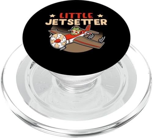 Flugzeug: Little Jetsetter für Flughafen PopSockets PopGrip für MagSafe von Cute Airplane Designs For Girls And Boys