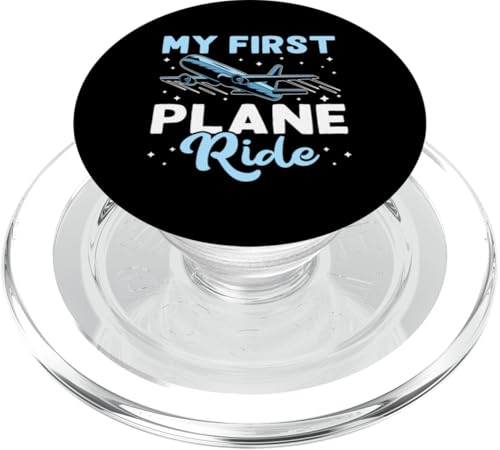 Flugzeug: Meine erste Flugzeugfahrt für den Flughafen PopSockets PopGrip für MagSafe von Cute Airplane Designs For Girls And Boys