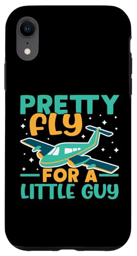 Flugzeug: Pretty Fly For A Little Guy Hülle für iPhone XR von Cute Airplane Designs For Girls And Boys