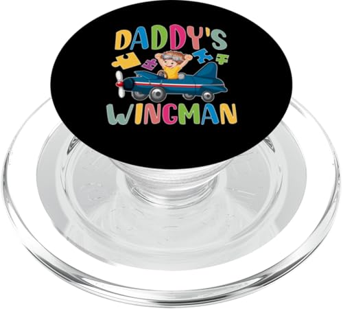 Flugzeuge für Kinder: Daddy's Wingman PopSockets PopGrip für MagSafe Flugzeuge für Kinder: Daddy's Wingman PopSockets PopGrip für MagSafe von Cute Airplane Designs For Girls And Boys