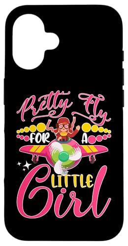 Flugzeuge für Kinder: Hübsche Fliege für ein kleines Mädchen Hülle für iPhone 16 von Cute Airplane Designs For Girls And Boys