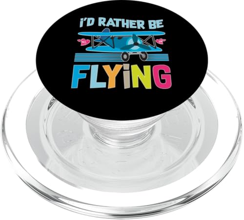Flugzeuge für Kinder: I'd Rather Be Flying PopSockets PopGrip für MagSafe Flugzeuge für Kinder: I'd Rather Be Flying PopSockets PopGrip für MagSafe von Cute Airplane Designs For Girls And Boys