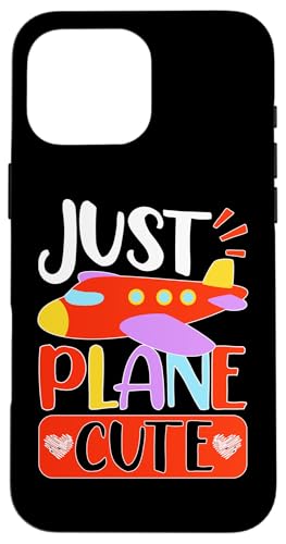 Flugzeuge für Kinder: Just Plane Cute Hülle für iPhone 16 Pro Max von Cute Airplane Designs For Girls And Boys