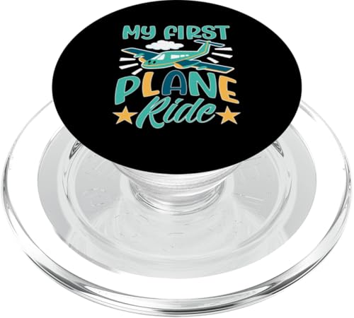 Flugzeuge für Kinder: Meine erste Flugzeugfahrt für den Urlaub PopSockets PopGrip für MagSafe von Cute Airplane Designs For Girls And Boys