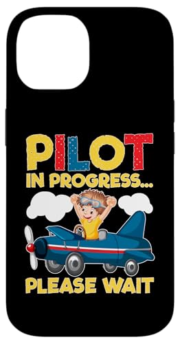 Flugzeuge für Kinder: Pilot in Bearbeitung.. Bitte warten Hülle für iPhone 14 von Cute Airplane Designs For Girls And Boys