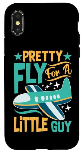 Flugzeuge für Kinder: Pretty Fly For A Little Guy Hülle für iPhone X/XS von Cute Airplane Designs For Girls And Boys