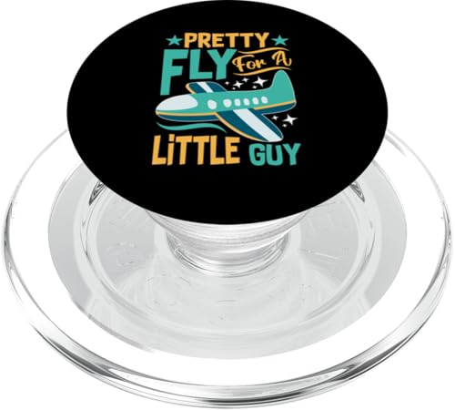 Flugzeuge für Kinder: Pretty Fly For A Little Guy PopSockets PopGrip für MagSafe von Cute Airplane Designs For Girls And Boys