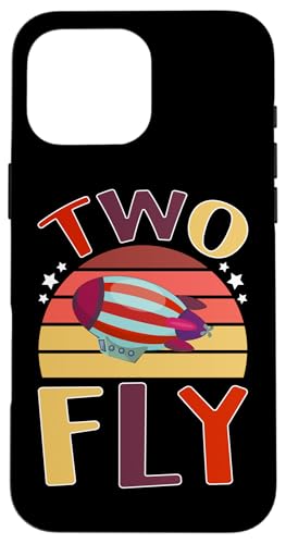 Flugzeuge für Kinder: Two Fly Birthday Hülle für iPhone 16 Pro Max von Cute Airplane Designs For Girls And Boys