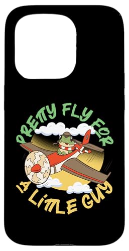 Hübsches Flugzeug für einen kleinen Kerl, Frosch, fliegendes Flugzeug Hülle für iPhone 15 Pro von Cute Airplane Designs For Girls And Boys