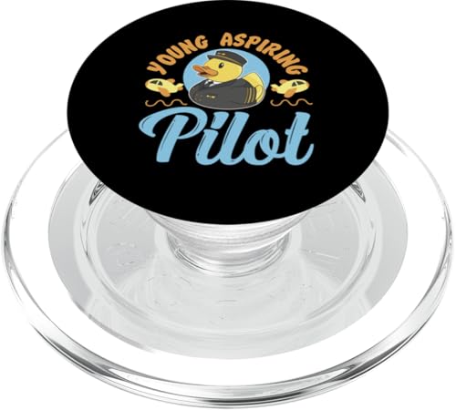 Junge aufstrebende Pilotin für Kinder PopSockets PopGrip für MagSafe von Cute Airplane Designs For Girls And Boys
