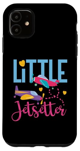 Little Jetsetter Flugzeug-Design für Mädchen Hülle für iPhone 11 Little Jetsetter Flugzeug-Design für Mädchen Hülle für iPhone 11 von Cute Airplane Designs For Girls And Boys