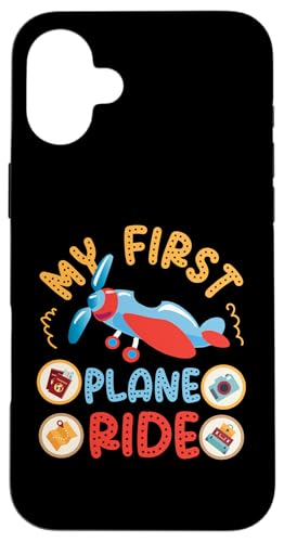 Meine erste Flugzeugfahrt für Kinder Hülle für iPhone 16 Plus Meine erste Flugzeugfahrt für Kinder Hülle für iPhone 16 Plus von Cute Airplane Designs For Girls And Boys