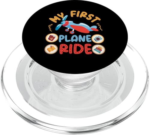 Meine erste Flugzeugfahrt für Kinder PopSockets PopGrip für MagSafe von Cute Airplane Designs For Girls And Boys