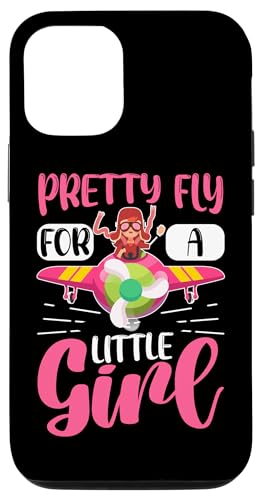 Niedliches Flugzeug: Hübsche Fliege für ein kleines Mädchen Hülle für iPhone 12/12 Pro von Cute Airplane Designs For Girls And Boys