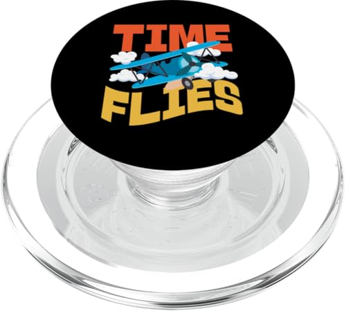 Time Flies Flugzeug für Kinder PopSockets PopGrip für MagSafe Time Flies Flugzeug für Kinder PopSockets PopGrip für MagSafe von Cute Airplane Designs For Girls And Boys
