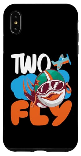 Zwei Fliegen Geburtstag Design für Kinder Hülle für iPhone XS Max Zwei Fliegen Geburtstag Design für Kinder Hülle für iPhone XS Max von Cute Airplane Designs For Girls And Boys