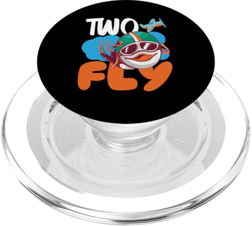 Zwei Fliegen Geburtstag Design für Kinder PopSockets PopGrip für MagSafe Zwei Fliegen Geburtstag Design für Kinder PopSockets PopGrip für MagSafe von Cute Airplane Designs For Girls And Boys