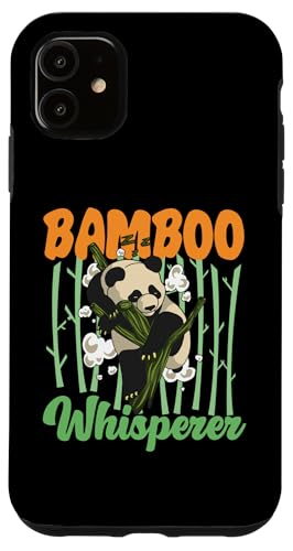 Panda: Bambusflüsterer Hülle für iPhone 11 von Cute Asian Panda Bear Designs For Kids