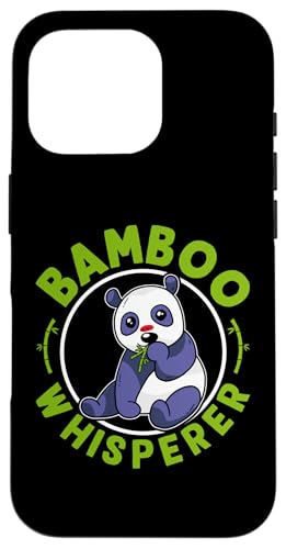 Panda: Bambusflüsterer Hülle für iPhone 16 Pro von Cute Asian Panda Bear Designs For Kids