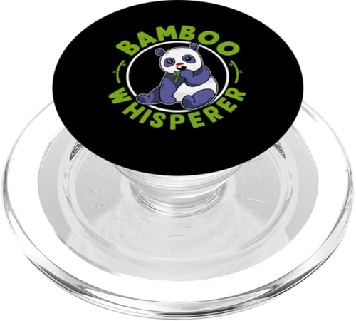 Panda: Bambusflüsterer PopSockets PopGrip für MagSafe Panda: Bambusflüsterer PopSockets PopGrip für MagSafe von Cute Asian Panda Bear Designs For Kids