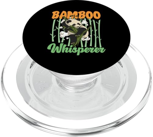 Panda: Bambusflüsterer PopSockets PopGrip für MagSafe Panda: Bambusflüsterer PopSockets PopGrip für MagSafe von Cute Asian Panda Bear Designs For Kids