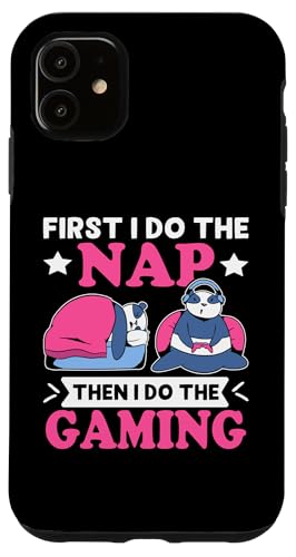 Panda: Erst mache ich ein Nickerchen, dann spiele ich Hülle für iPhone 11 Panda: Erst mache ich ein Nickerchen, dann spiele ich Hülle für iPhone 11 von Cute Asian Panda Bear Designs For Kids