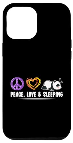 Panda: Frieden, Liebe und Schlaf Hülle für iPhone 12 Pro Max Panda: Frieden, Liebe und Schlaf Hülle für iPhone 12 Pro Max von Cute Asian Panda Bear Designs For Kids