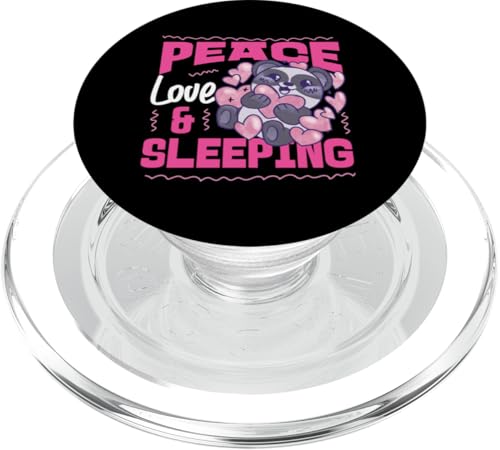 Panda: Frieden, Liebe und Schlaf PopSockets PopGrip für MagSafe von Cute Asian Panda Bear Designs For Kids