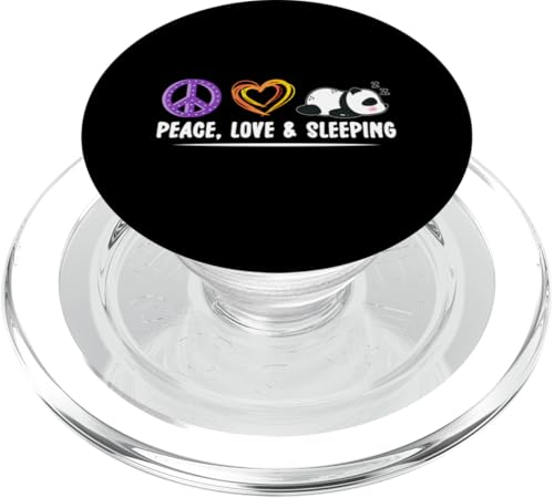 Panda: Frieden, Liebe und Schlaf PopSockets PopGrip für MagSafe von Cute Asian Panda Bear Designs For Kids