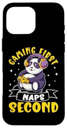 Panda: Gaming zuerst, Nickerchen Sekunde Hülle für iPhone 16 Pro Max Panda: Gaming zuerst, Nickerchen Sekunde Hülle für iPhone 16 Pro Max von Cute Asian Panda Bear Designs For Kids