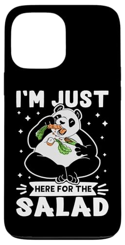 Panda: Ich bin nur wegen dem Salat hier Hülle für iPhone 13 Pro Max Panda: Ich bin nur wegen dem Salat hier Hülle für iPhone 13 Pro Max von Cute Asian Panda Bear Designs For Kids