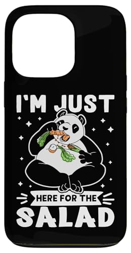Panda: Ich bin nur wegen dem Salat hier Hülle für iPhone 13 Pro Panda: Ich bin nur wegen dem Salat hier Hülle für iPhone 13 Pro von Cute Asian Panda Bear Designs For Kids